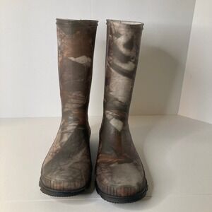 Kids Kamik Camo Mudding Boots Green‎ 4